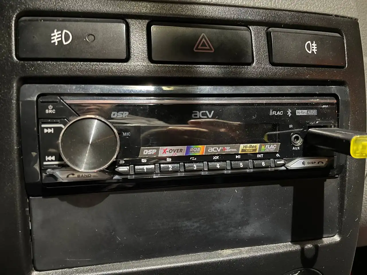 Процессор ACV Adx907bm для автозвука