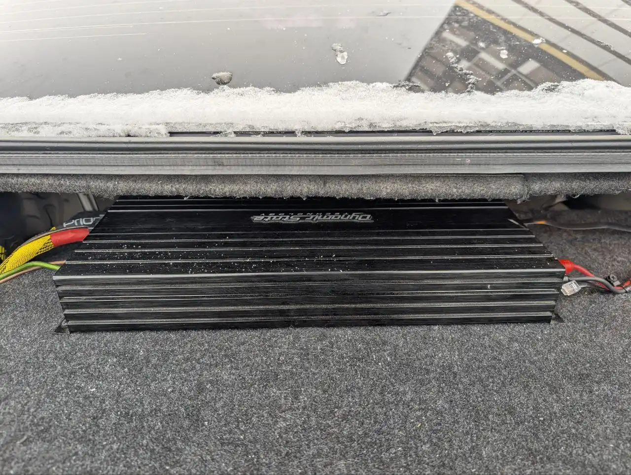 Усилитель DST 1.1600 и динамик AMP MASS 1000 в коробе