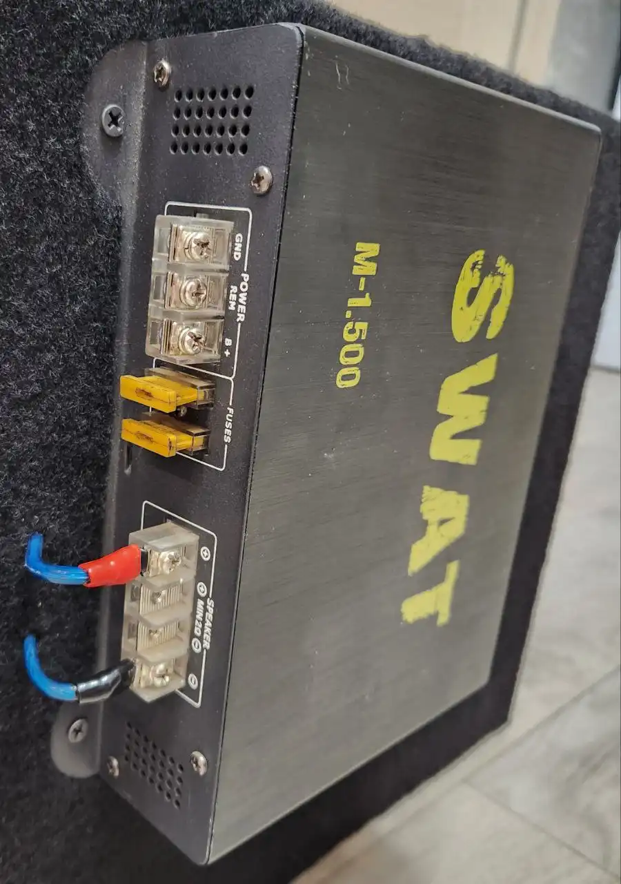 Сабвуфер Pride Eco 12 дюймов с усилителем Swat M-1.500 - Автозвук (Авто) в Новосибирск