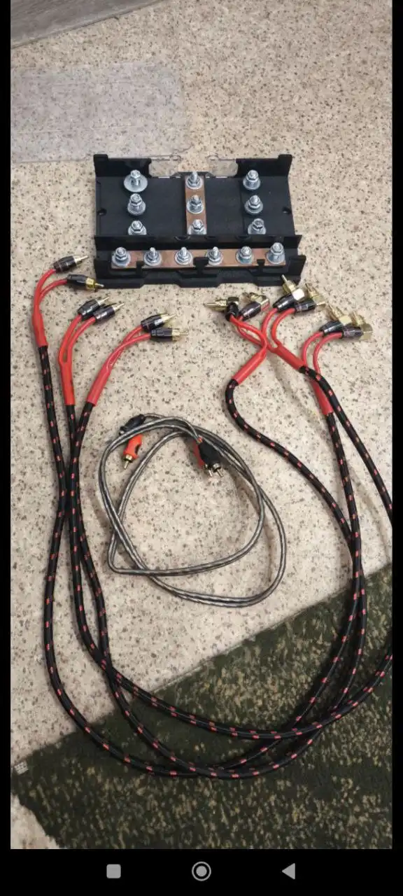 Провод соединительный AMP и дистрибьютор питания АМР - Автозвук (Электроника) в Новосибирск