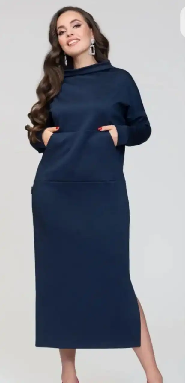 Трикотажное платье размер 58 на рост 165-170