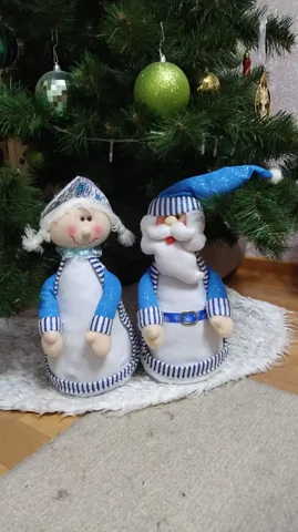 Дед Мороз и Снегурочка высотой 33 см - Хобби и отдых в Сургут