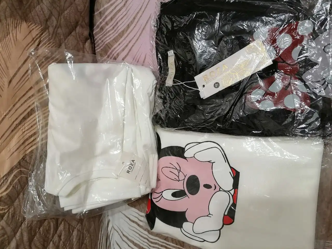 Туника черного и белого цвета, размер 48-52 - Женская одежда (Одежда) в Сургут