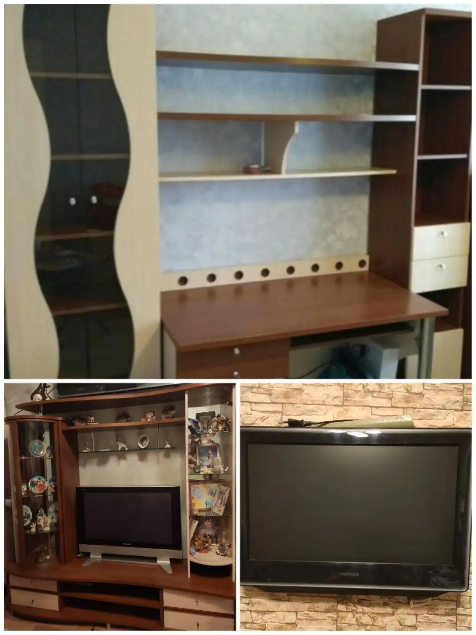 Продажа уголка школьника, стенки и телевизоров Panasonic и Toshiba - Мебель (Барахолка) в Сургут