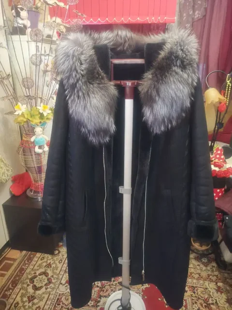 Дубленка с чернобуркой 54-56 размера - Одежда в Сургут