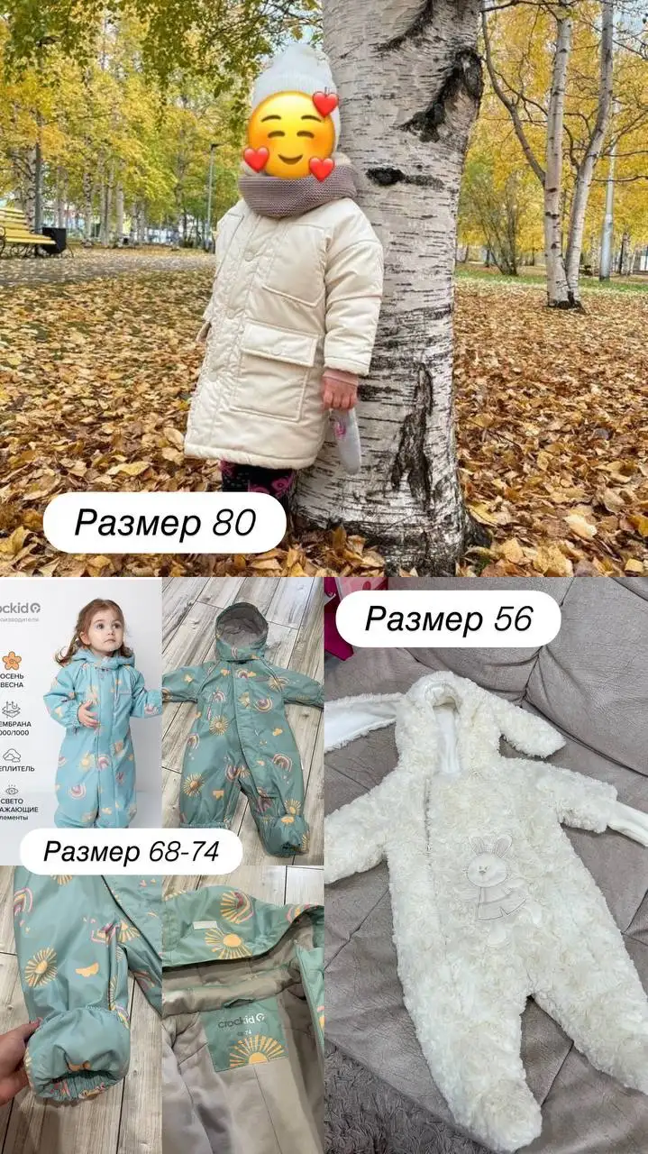 Пальто и комбинезоны демисезонные - Верхняя одежда (Одежда) в Сургут