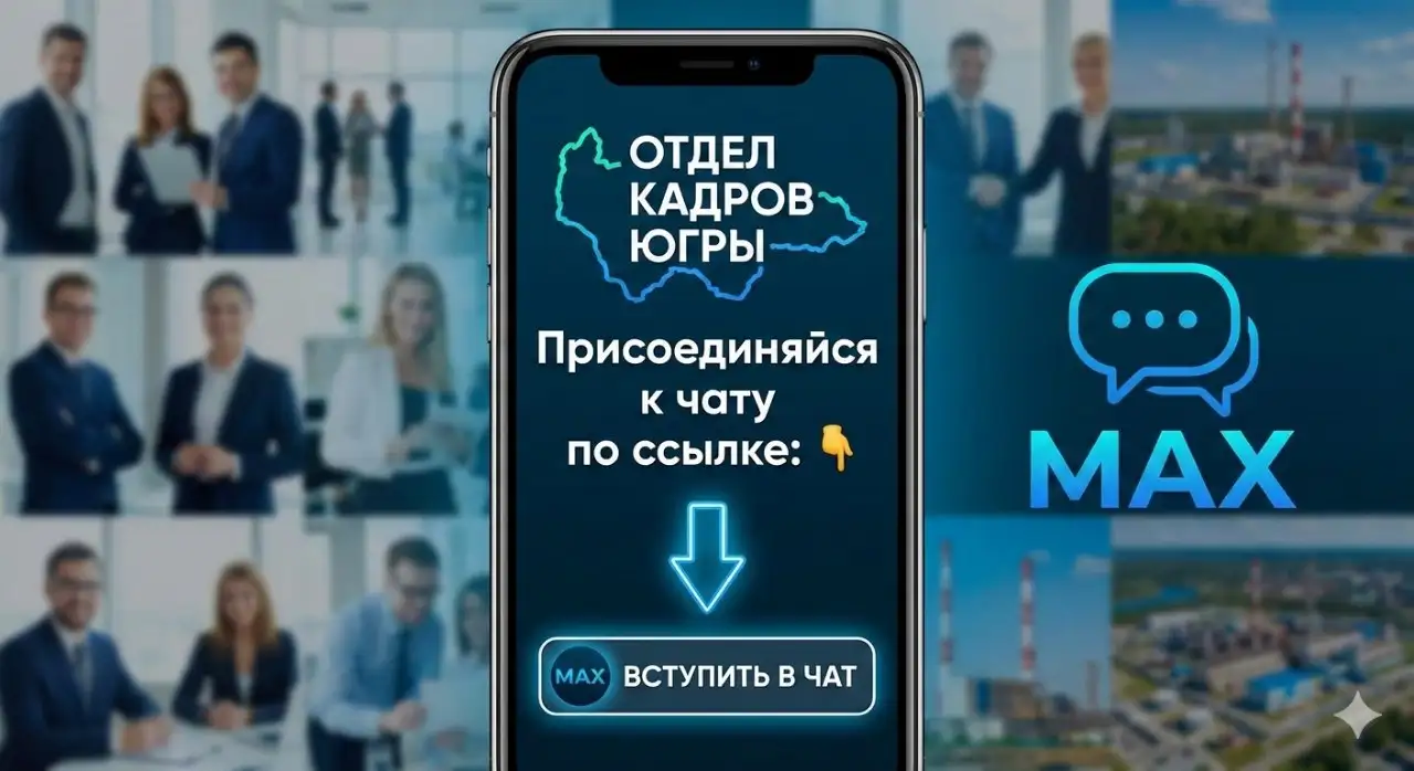 Отдел кадров Югры в мессенджере МАХ - Набор персонала (Работа) в Сургут
