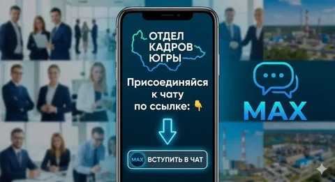 Отдел кадров Югры в мессенджере МАХ - частное объявление в Сургут