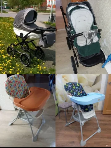 Продам коляску 2в1 и стул для кормления - Развивающие коврики в Сургут