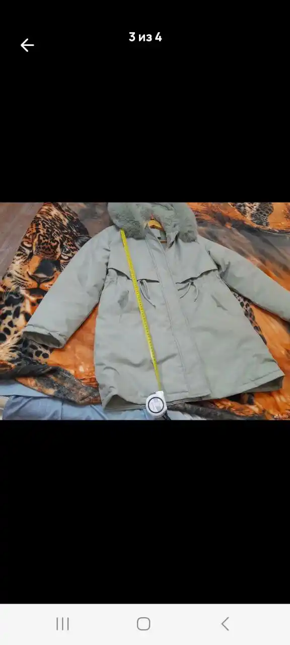 Продам пуховик светло-зеленый