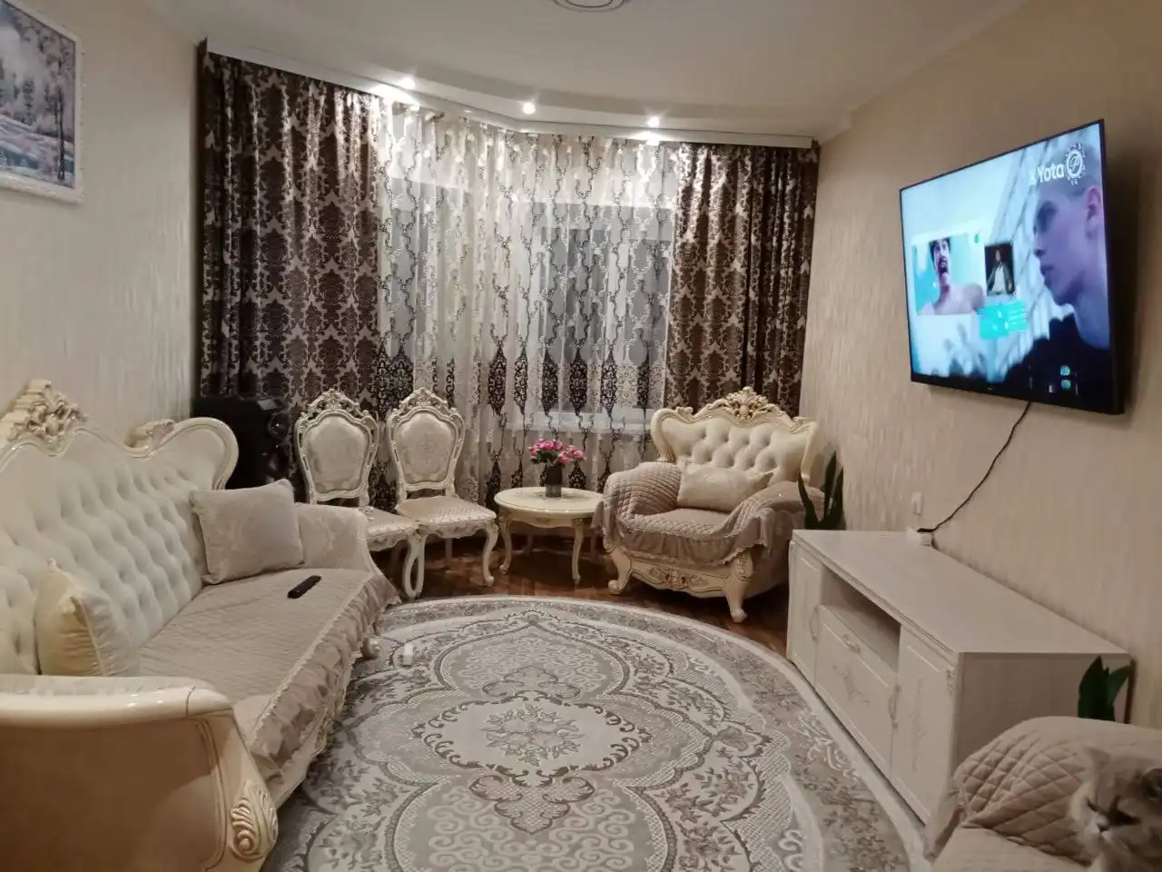 Продается уютная двухкомнатная квартира 55,1 кв.м с косметическим ремонтом