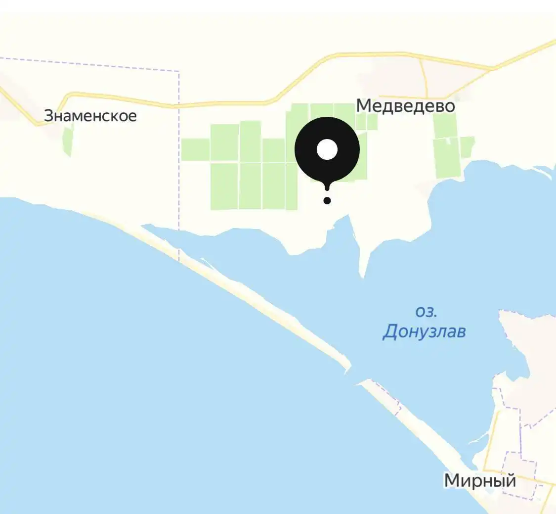 Участок земли у озера Донузлав в Крыму