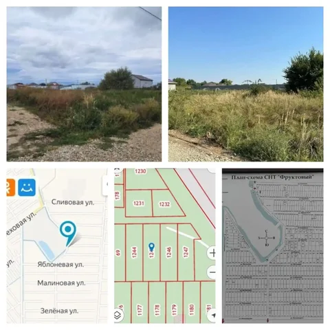 Земельный участок 7,5 соток в СНТ Фруктовый - Недвижимость в Ст. Елизаветинская