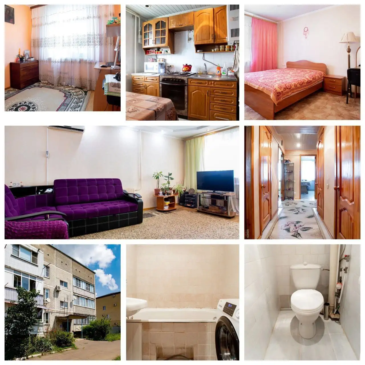 3-х комнатная квартира 62.3 кв.м в п.Агроном - Недвижимость в Агроном