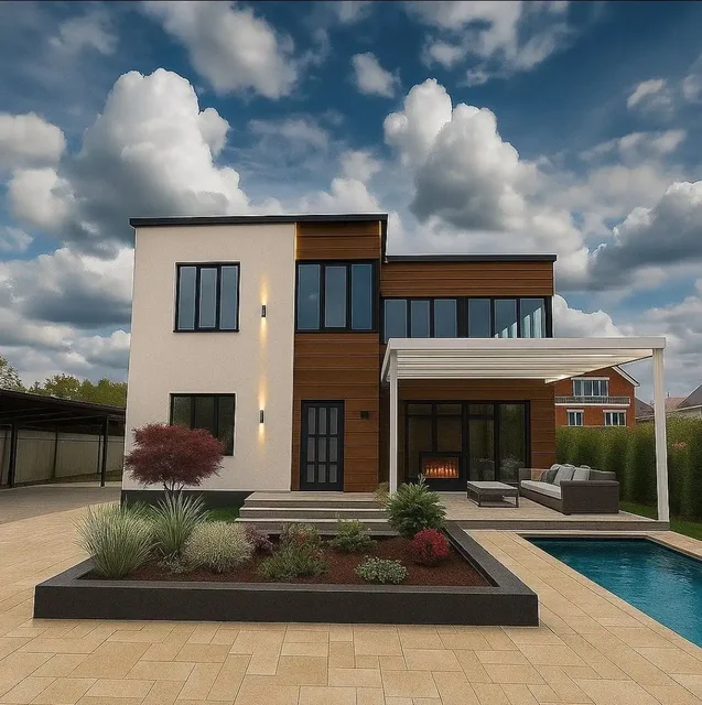 Продается новый двухэтажный дом в современном стиле в Армавире - Квартира в Армавир