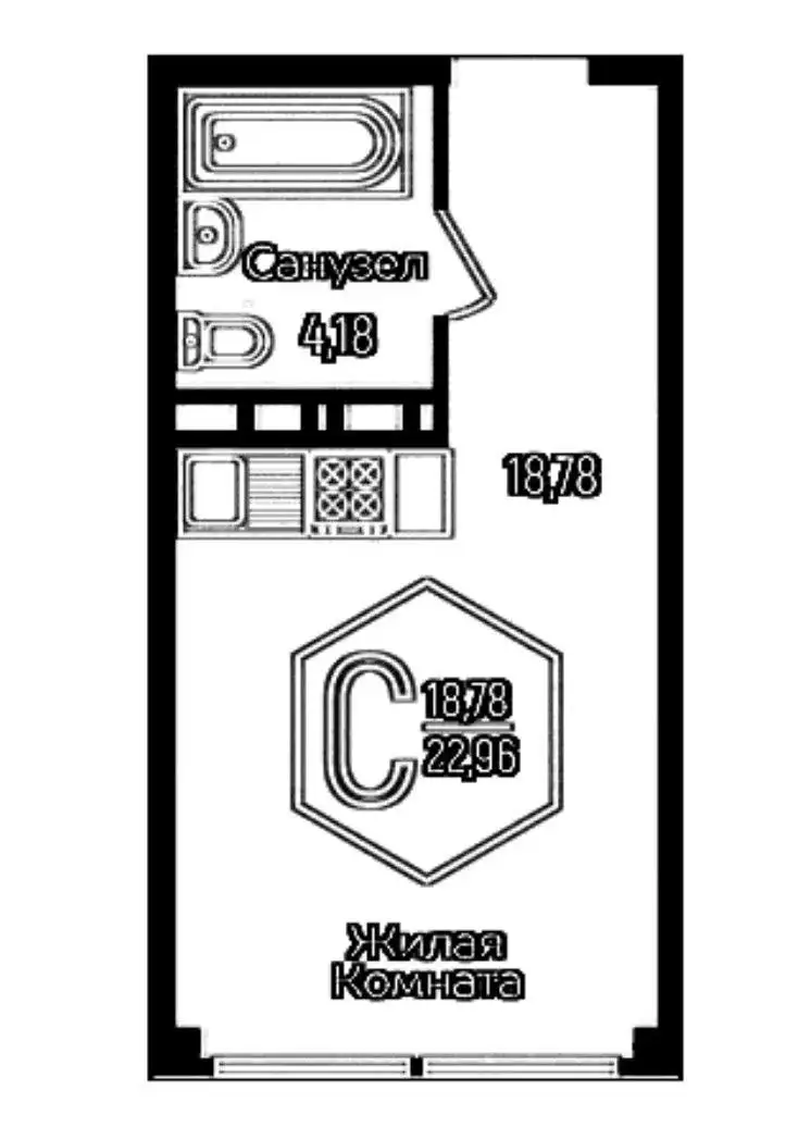 ЖК «Гарантия на Обрывной», студия 30м2 - Недвижимость в Краснодар