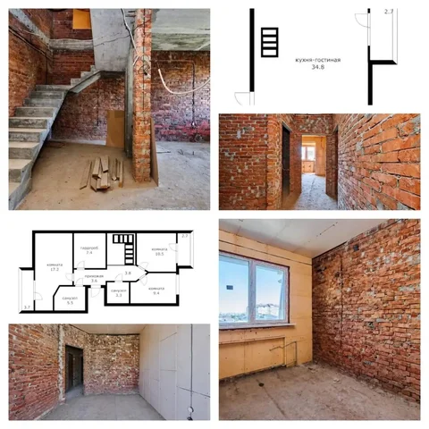 3-х комнатная квартира 112 м² 2-хуровневая, г. Краснодар - частное объявление в Краснодар