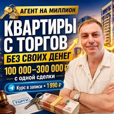 Как зарабатывать до 300 тыс. руб на торгах по недвижимости - Участки (ИЖС) в Краснодар