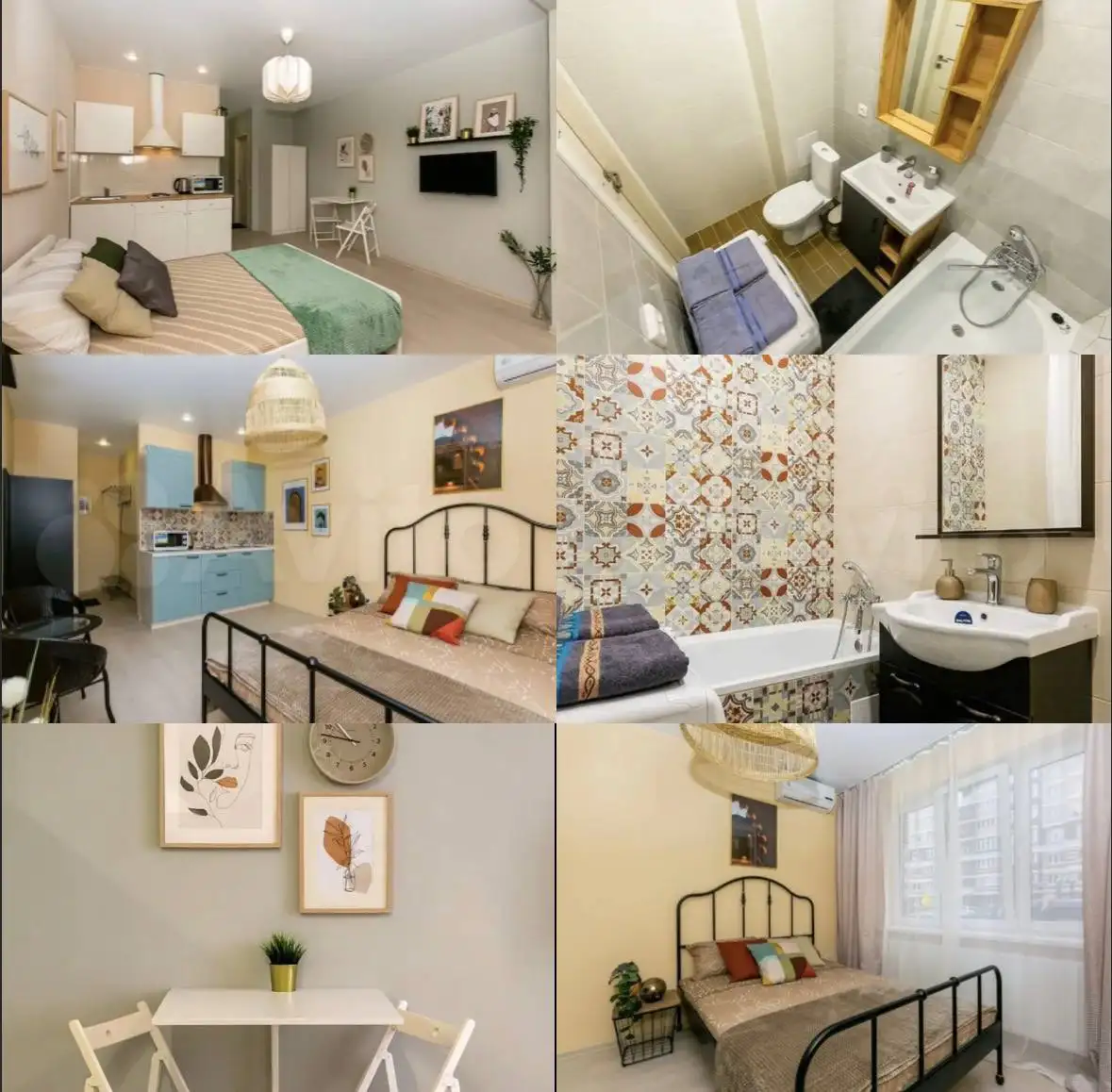 1-комнатная, переделанная в 2-студии, 44.5 м² - Квартиры (Недвижимость) в Краснодар