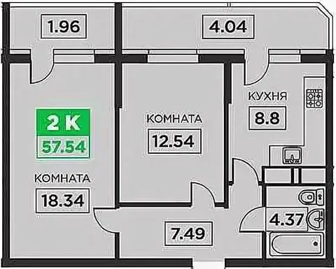 Продажа 2к квартиры в ЖК Флотилия - Парковка в Краснодар