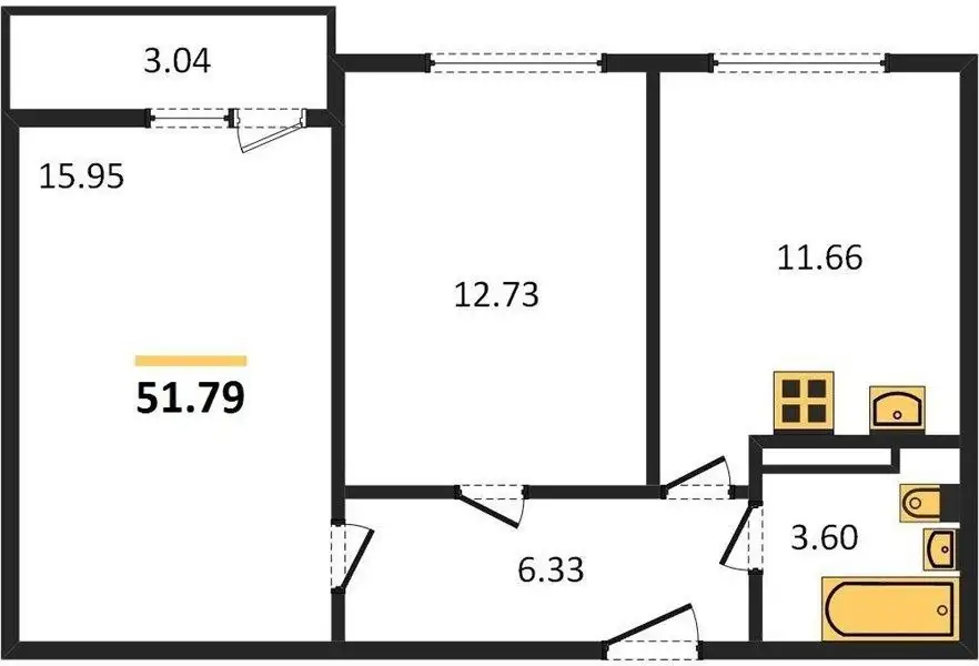 Продажа 1-комнатной квартиры в ЖК Смородина - Квартиры (Недвижимость) в Краснодар