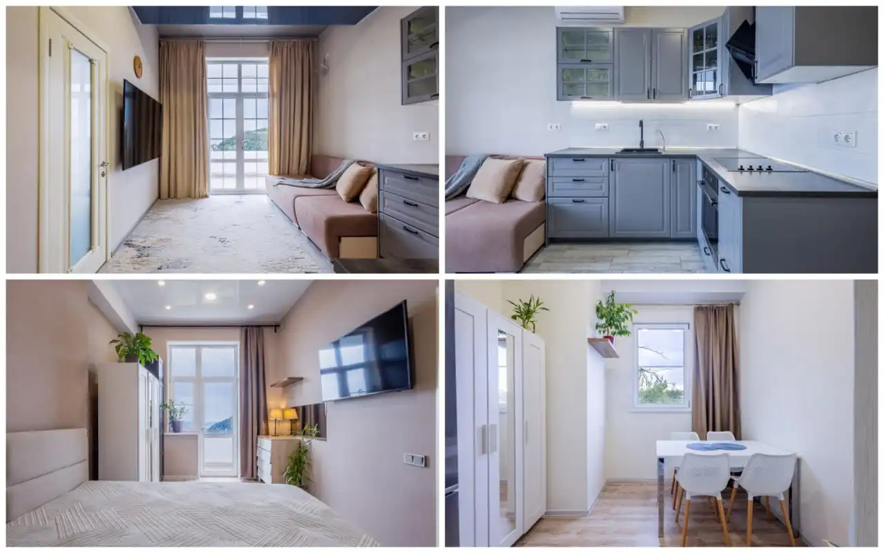 Квартира с видом на море в Сочи, Мамайка