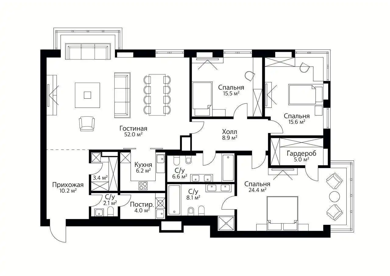 Продажа элитной квартиры в Мал. Новопесковском пер.