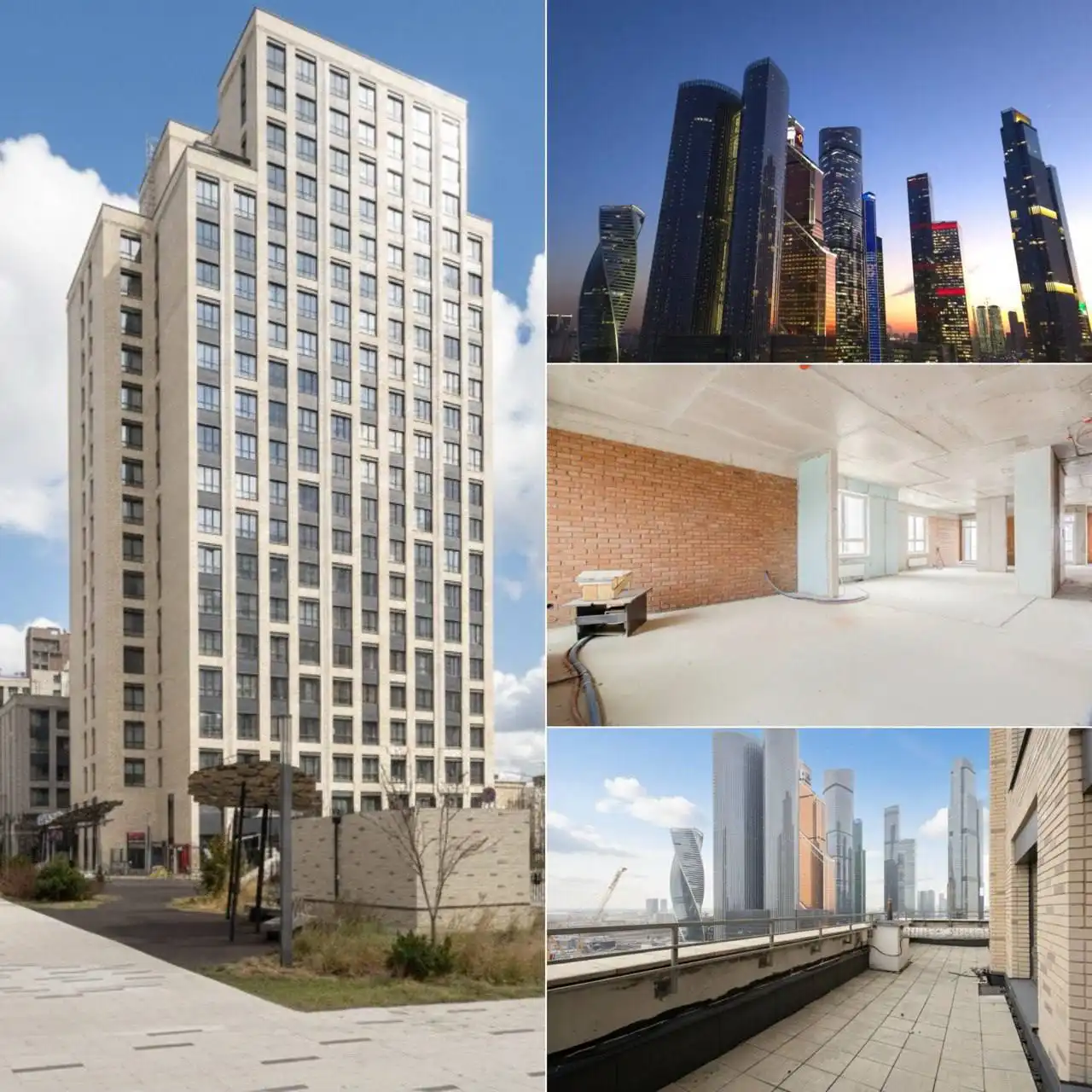 Продажа апартаментов в ЖК "Сити Парк" с террасой и панорамным видом