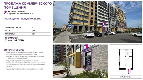 Продажа ПСН в новом жилом комплексе «Новое Пушкино» - Недвижимость в Пушкино