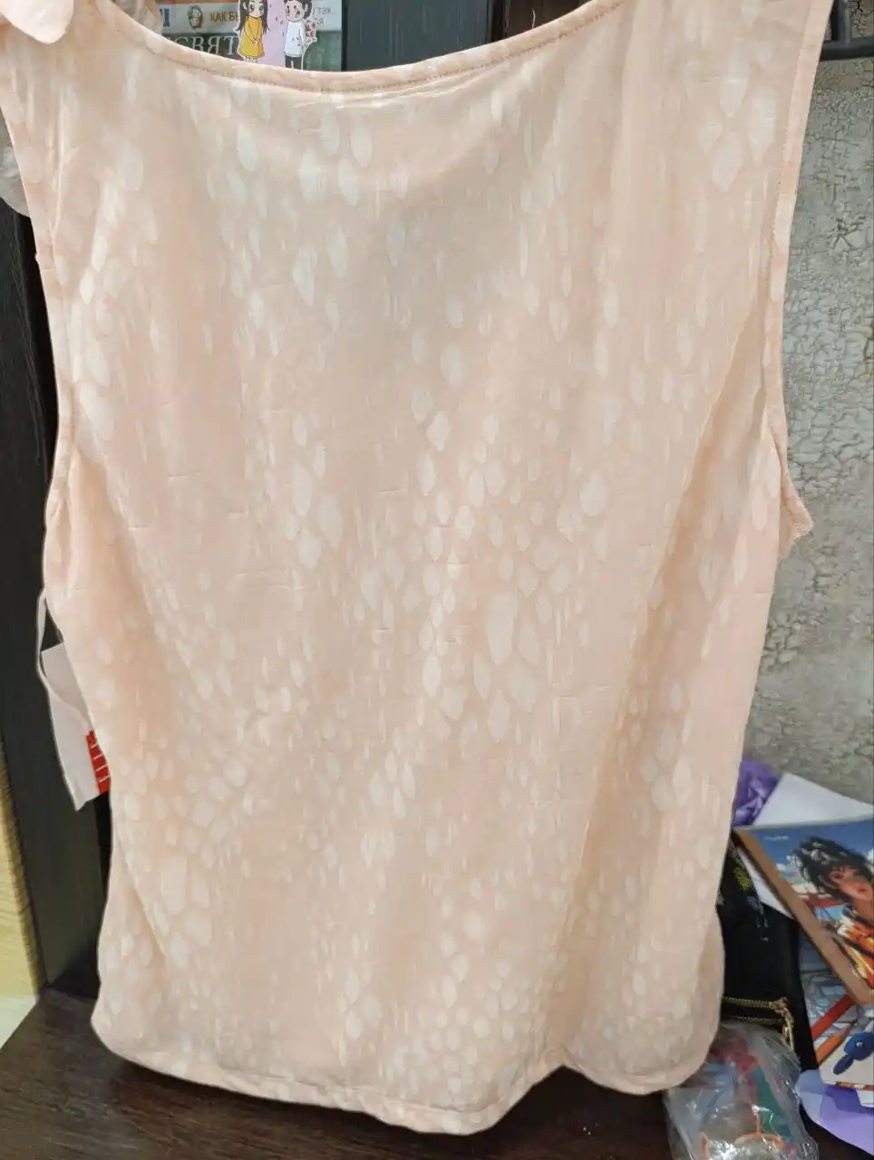 Блузка Elle пастельно-розовая