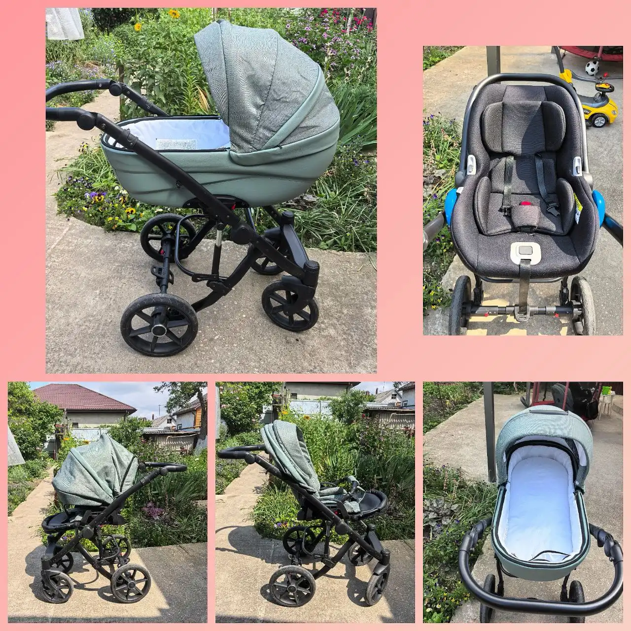 Коляска 3 в 1 Bexa ideal