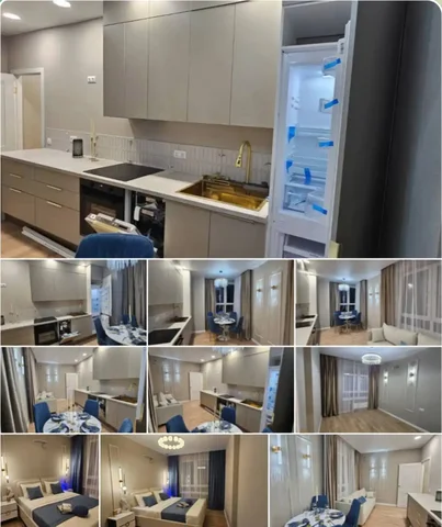 3-комнатная квартира в ЖК «ДОГМА ПАРК» с ремонтом и мебелью - Недвижимость в Краснодар