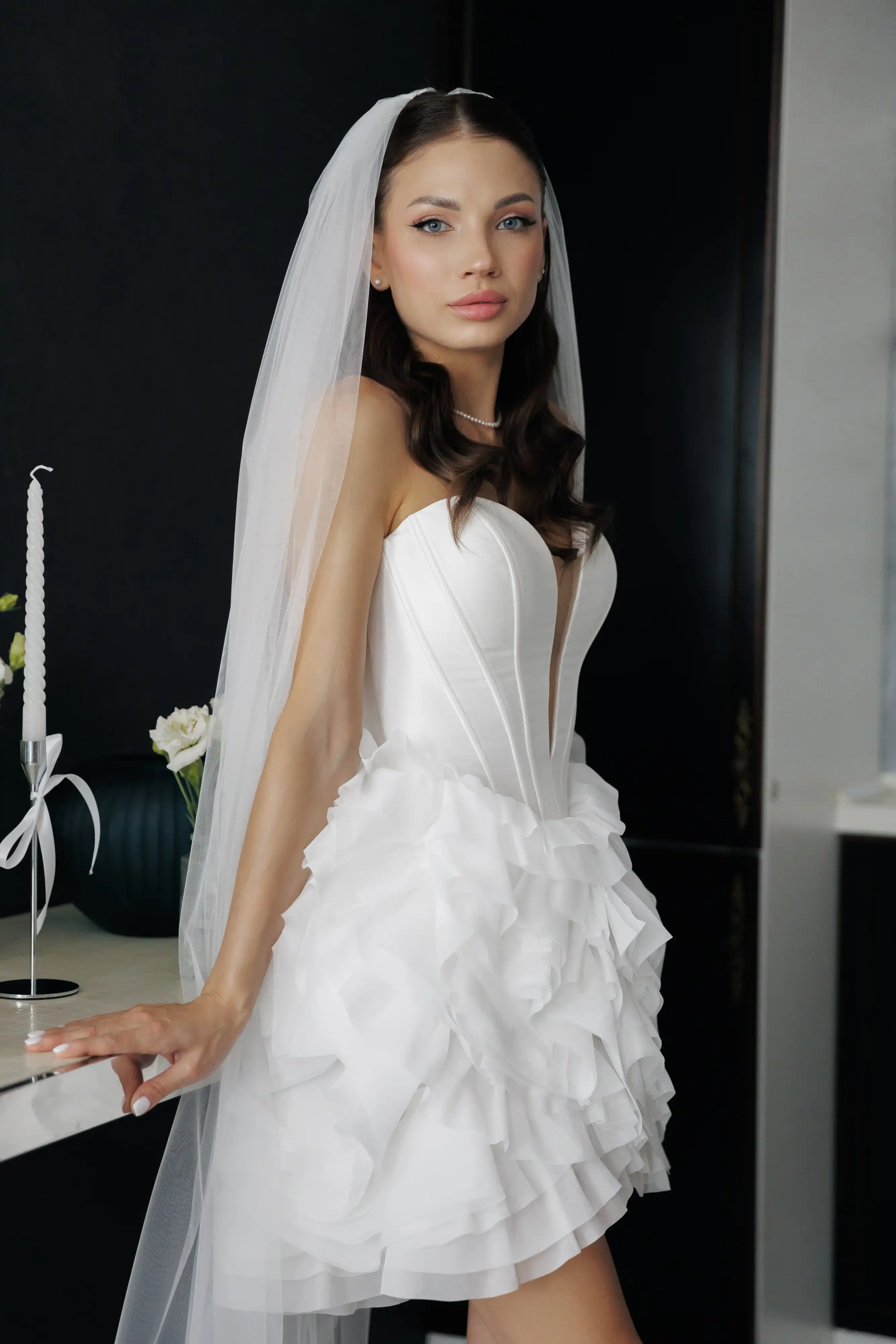 Платье Romanova atelier для росписи и вечера