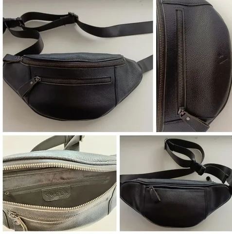 Сумка бананка из натуральной кожи - Одежда в Краснодар