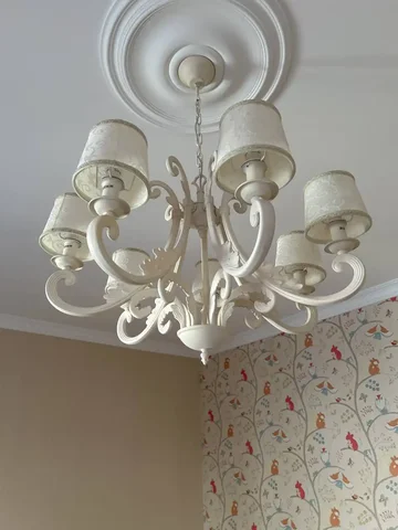 Люстра Favourite Германия 7-рожковая подвесная - Растения в Краснодар