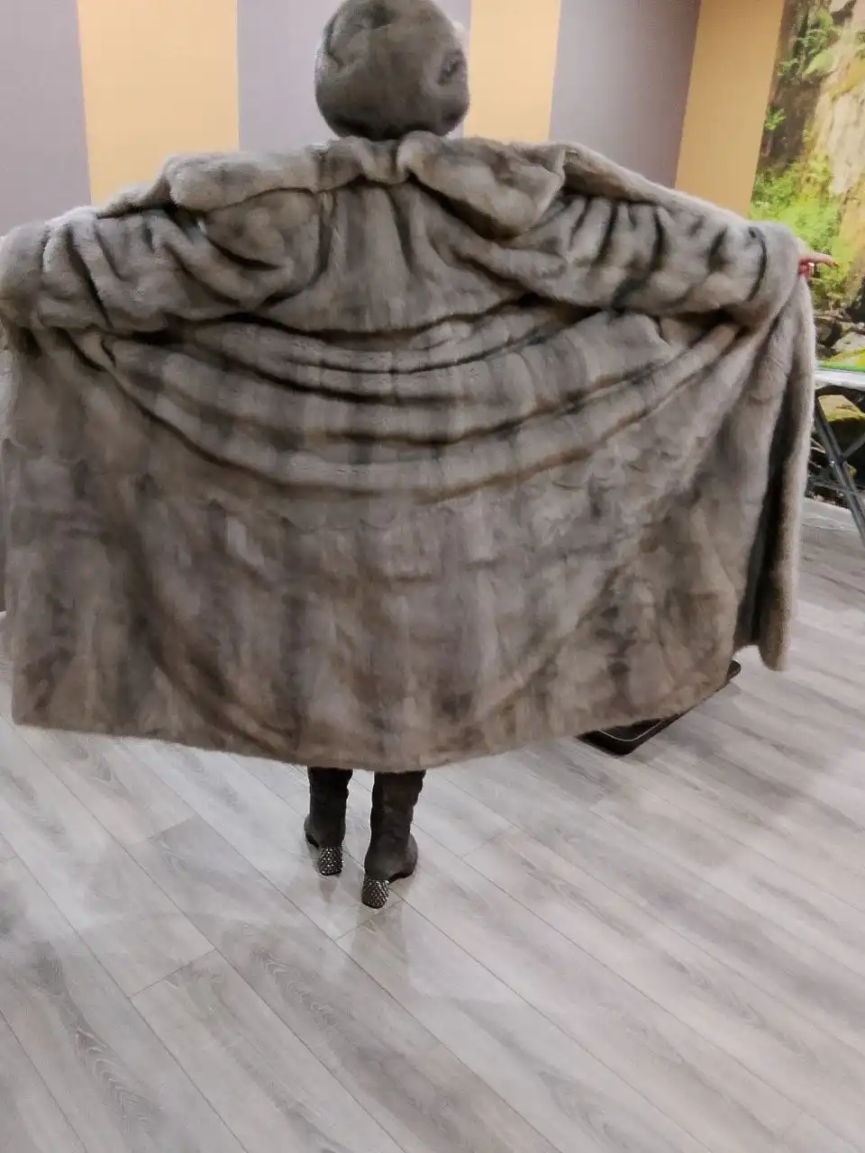 Продам комплект шуба голубая норка, сапоги, шапка, сумка - Верхняя одежда (Одежда) в Краснодар