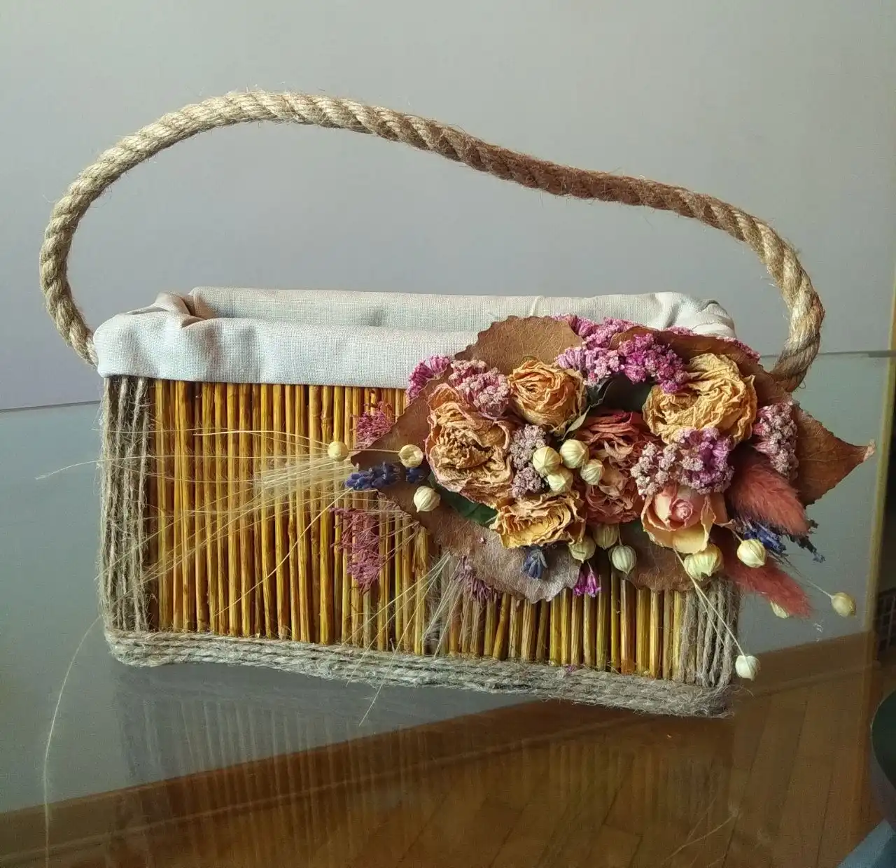 Сумка из сухоцветов с природным ароматом - Барахолка в Краснодар