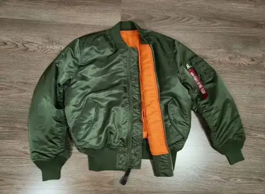 Бомбер Alpha Industries MA-1 зеленый размер M - Верхняя одежда (Одежда) в Краснодар