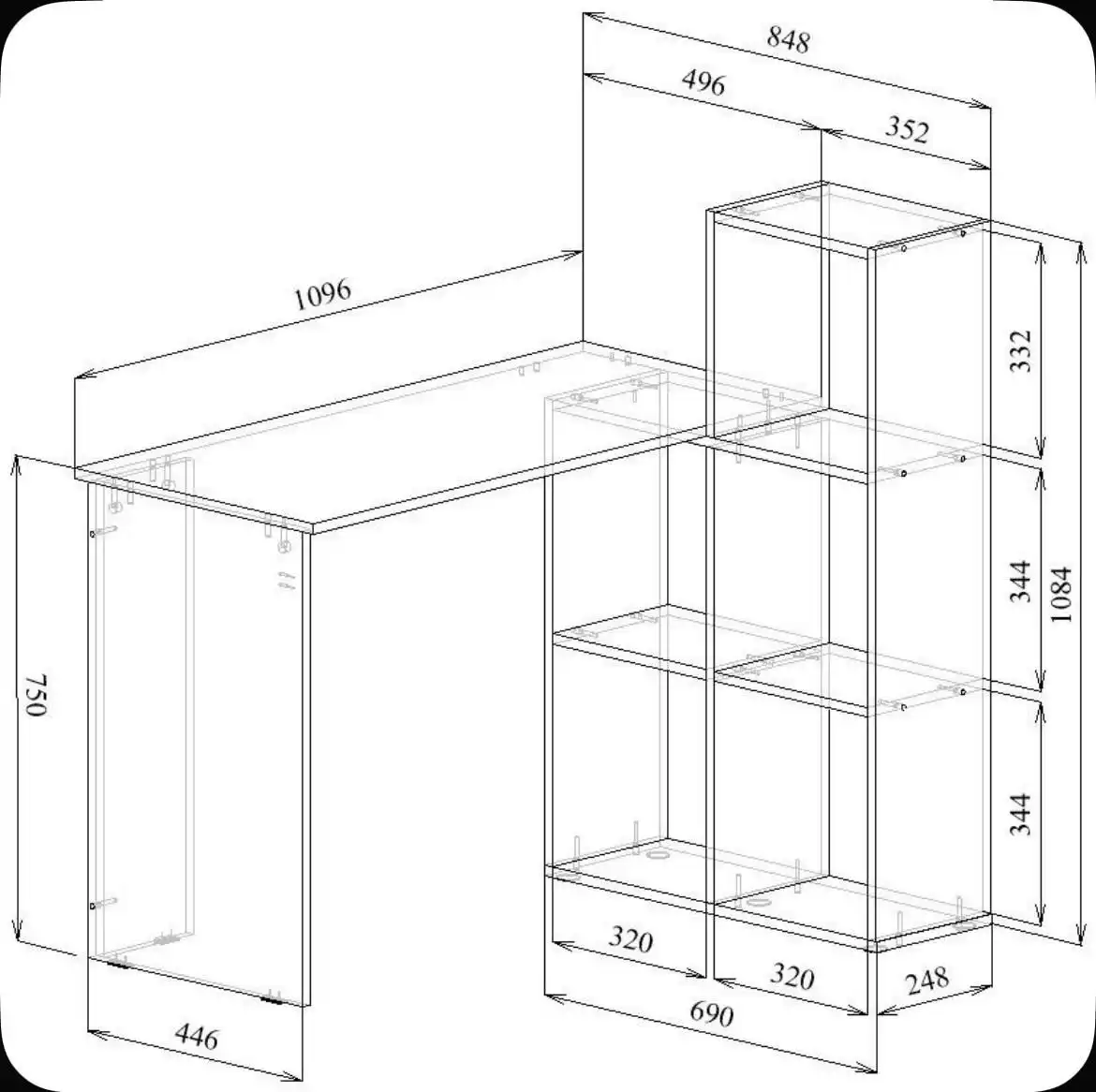 Письменный стол MF Master - Мебель (Для дома и дачи) в Краснодар