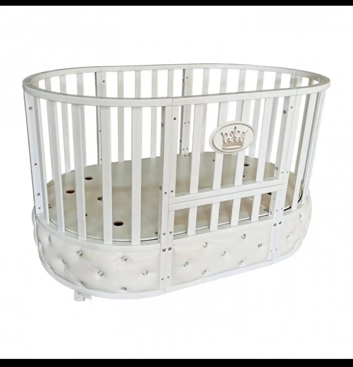 Продажа детской кроватки с маятником и колесиками Luxmom 777 3 в 1 - Детская мебель (Товары для детей) в Краснодар