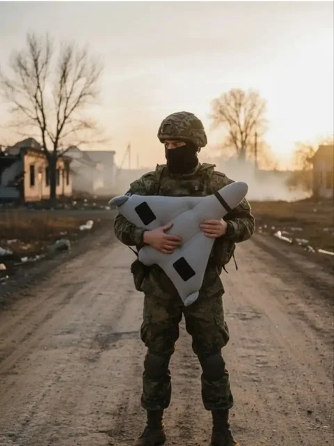 Мягкая модель БПЛА ГЕРАНЬ-2 - Новогодние товары в Краснодар