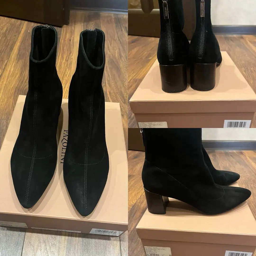 Ботинки Pazolini натуральная замша 39 размер - Обувь (Одежда) в Краснодар