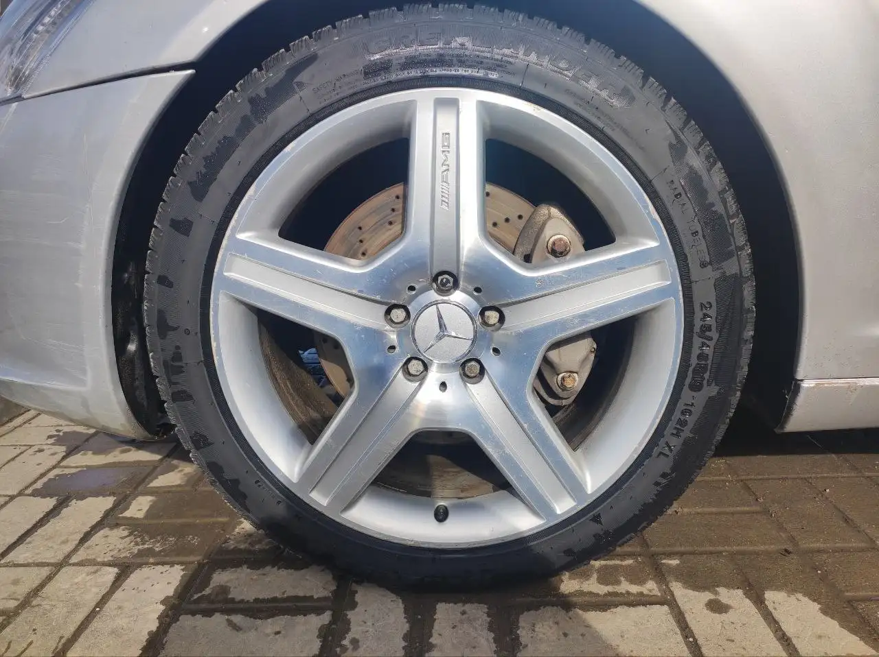 Продажа оригинальных дисков с резиной для Mercedes 221 - Диски и шины (Авто) в Краснодар