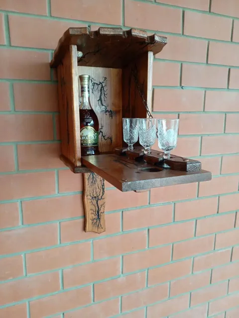 Мини бар - скворечник с рюмками - Масло в Краснодар