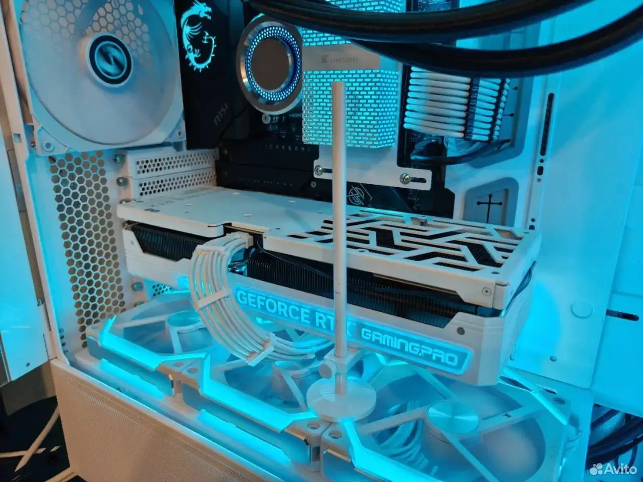 Продам видеокарту Palit RTX 4070 Ti GamingPro White OC 12GB - Компьютерные комплектующие (Электроника) в Краснодар