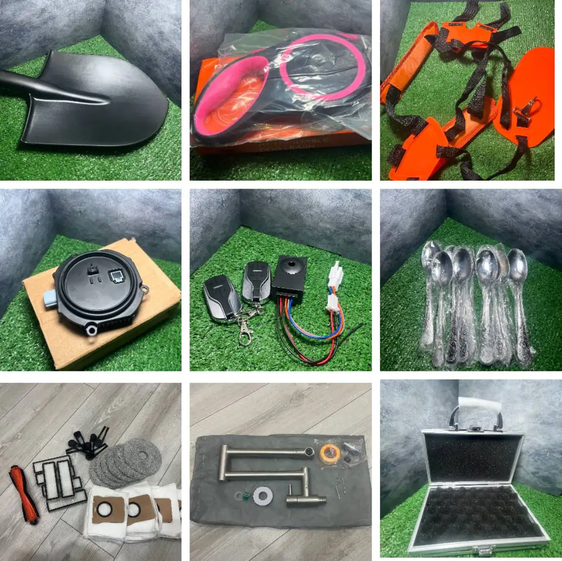 Продажа новых товаров: Тарелка лопата, Поводок, Ремень для триммера, Блок управления балластом, Сигнализация, Ложки, Комплект для робота-пылесоса, Смеситель, Чемоданчик - Барахолка в Краснодар