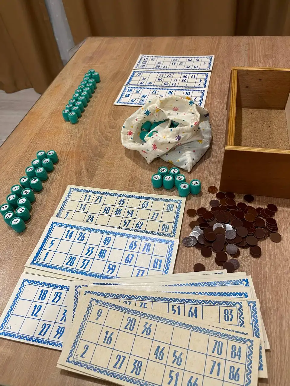 Настольная игра «Русское лото» с деревянной шкатулкой - Настольные игры (Хобби и отдых) в Краснодар