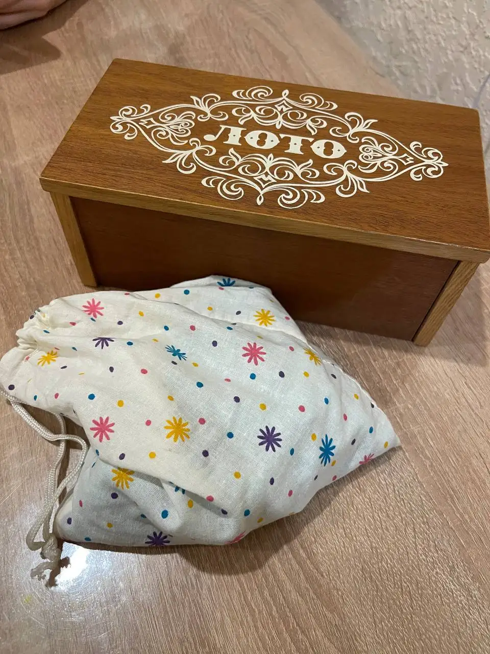 Настольная игра «Русское лото» с деревянной шкатулкой - Настольные игры (Хобби и отдых) в Краснодар