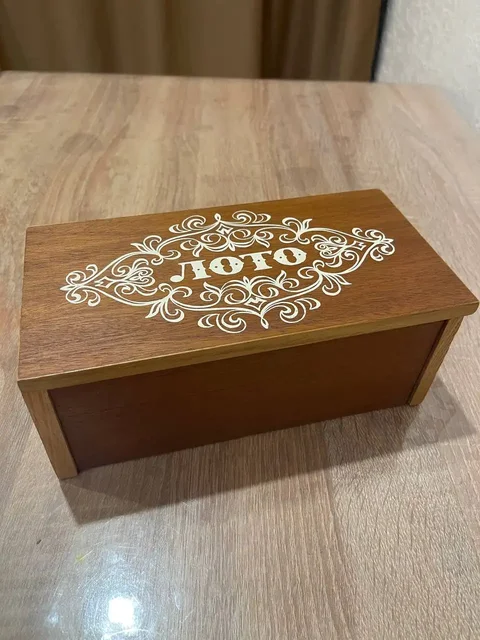 Настольная игра Русское лото с деревянной шкатулкой - частное объявление в Краснодар