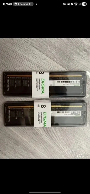 Продам две плашки DDR4 объемом 8 ГБ каждая - Телефоны в Краснодар